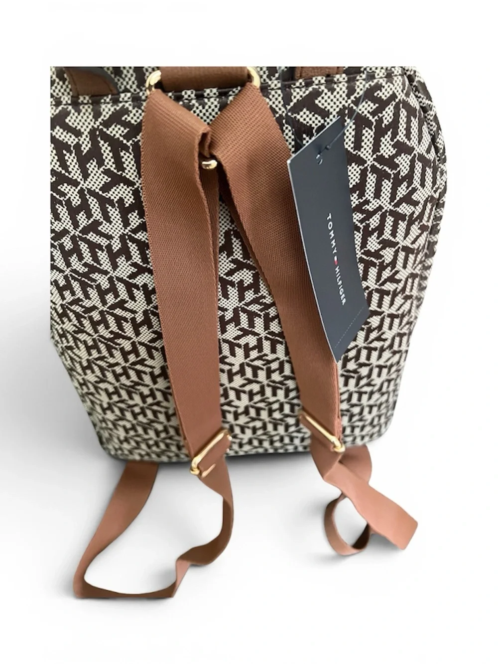 Tommy Hilfiger Brown Patterned  Backpack